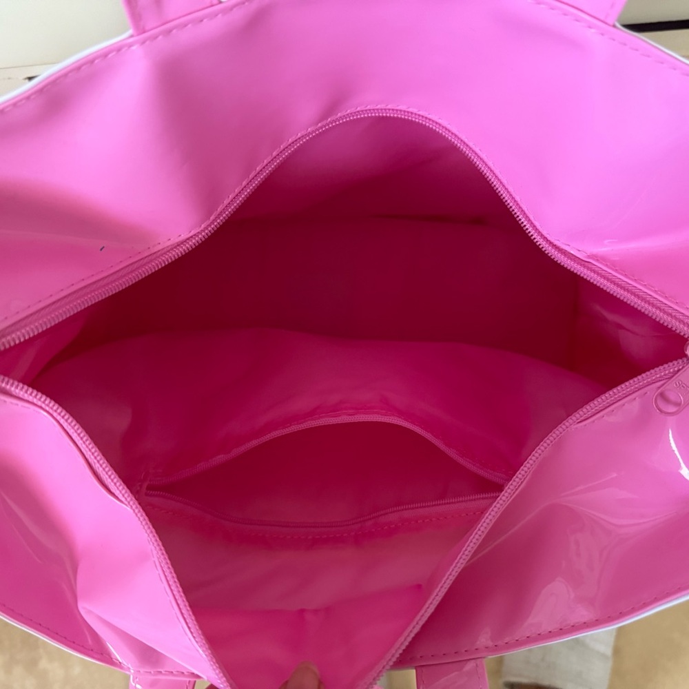 NEW (never been used) - Harrods London Pink Tote Bag - Picture 4 of 4